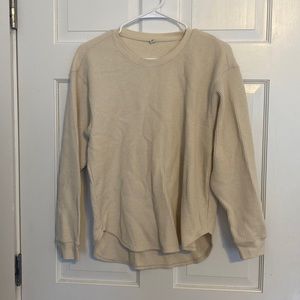 Uniqlo cream thermal